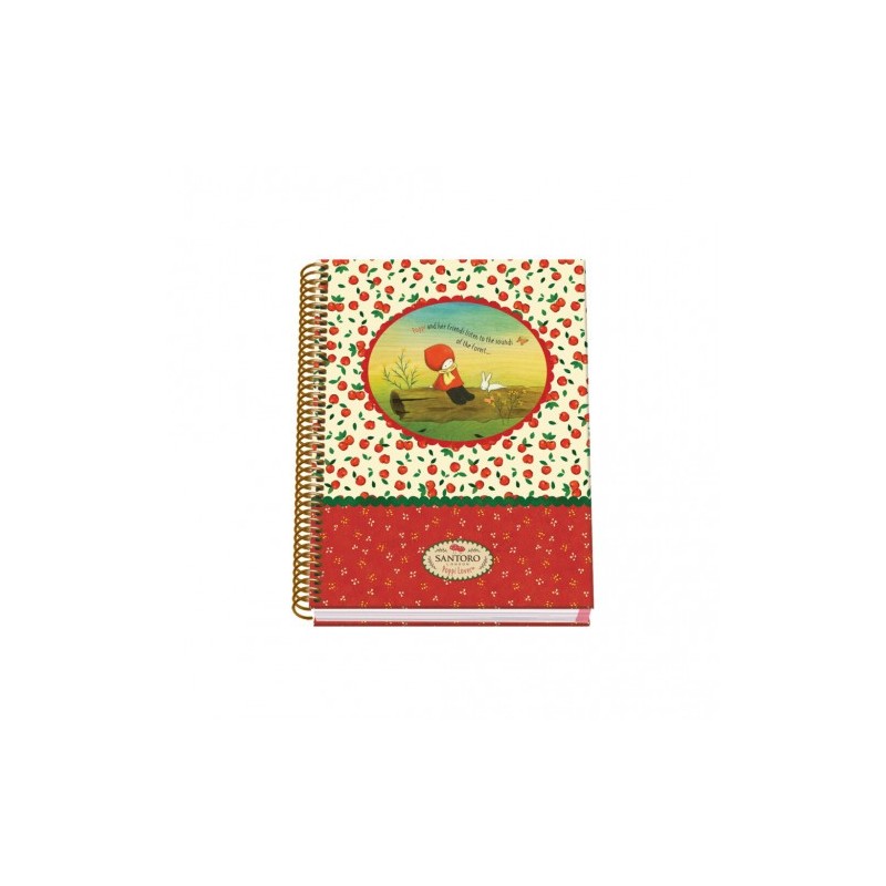 CUADERNO ESPIRAL A5 TAPA DURA 100 HOJAS POPPI LOVES - CATCH