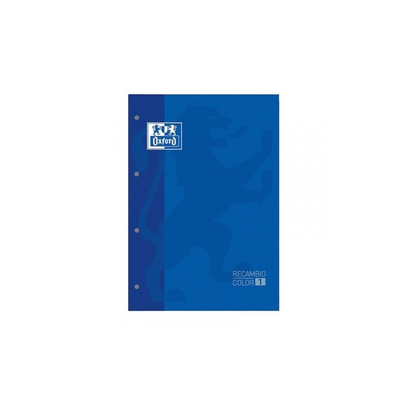 BLOC ENCOLADO COLOR 1 TAPA BLANDA A4+ 80 HOJAS 5X5 COLOR AZUL OSCURO OXFORD 400123672