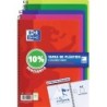 PACK 5 CUADERNOS TAPA PLÁSTICO Fº 80H.4X4 - COLORES VIVOS OXFORD 400091365
