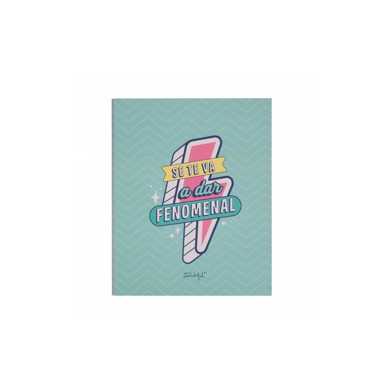 CARPETA ARCHIVADORA - SE TE VA A DAR FENOMENAL MR WONDERFUL