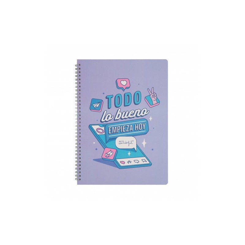 LIBRETA - TODO LO BUENO EMPIEZA HOY MR WONDERFUL WOA11056ES
