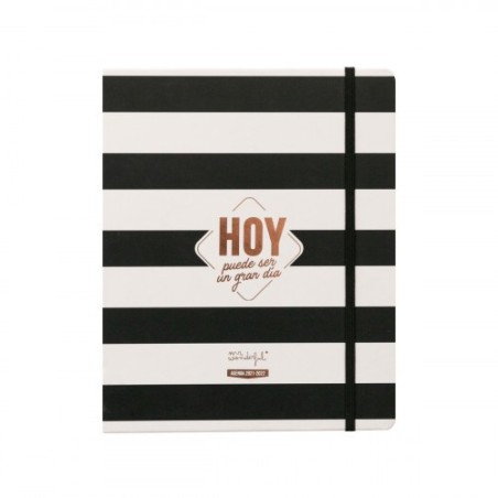 AGENDA ESCOLAR  CLÁSICA 2021-2022 SEMANA VISTA - HOY PUEDE SER UN GRAN DÍA MR WONDERFUL WOA11068ES