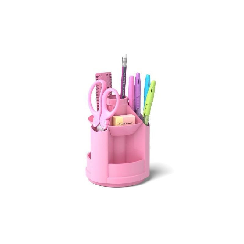 ErichKrause Mini Desk porta lápices Plástico Rosa