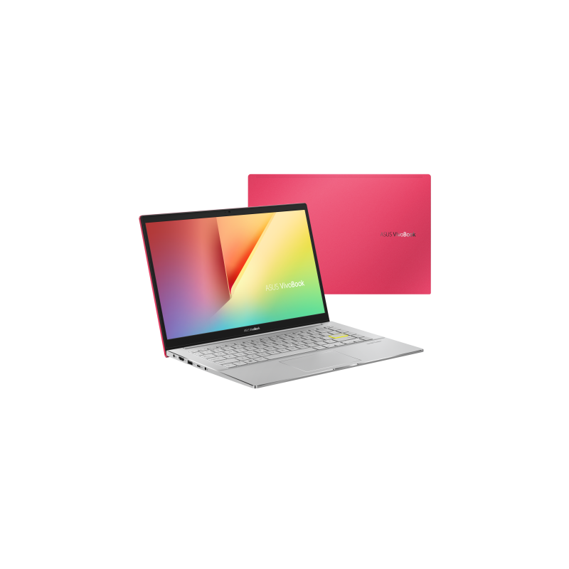 ASUS VivoBook S14 S433EA-AM615 DDR4-SDRAM Portátil 35,6 cm (14") 1920 x 1080 Pixeles Intel® Core™ i7 de 11ma Generación 16 GB 512 GB SSD Wi-Fi 6 (802.11ax) Rojo, Plata