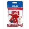 PASTA DE MODELAR MODELLING PLAY SECA AL AIRE, ROJO NUEVO MILAN 9154130