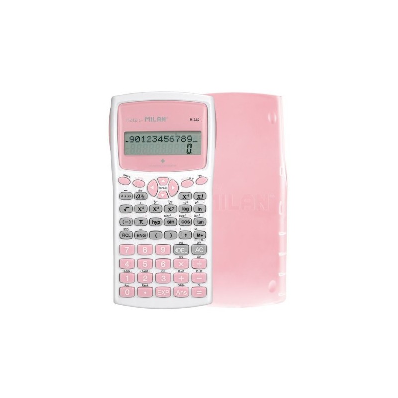 Milan Blíster calculadora científica M240 rosa, Edición +