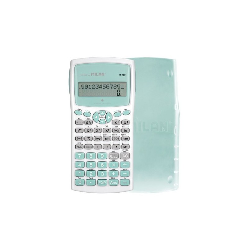 Milan Blíster calculadora científica M240 turquesa, Edición +