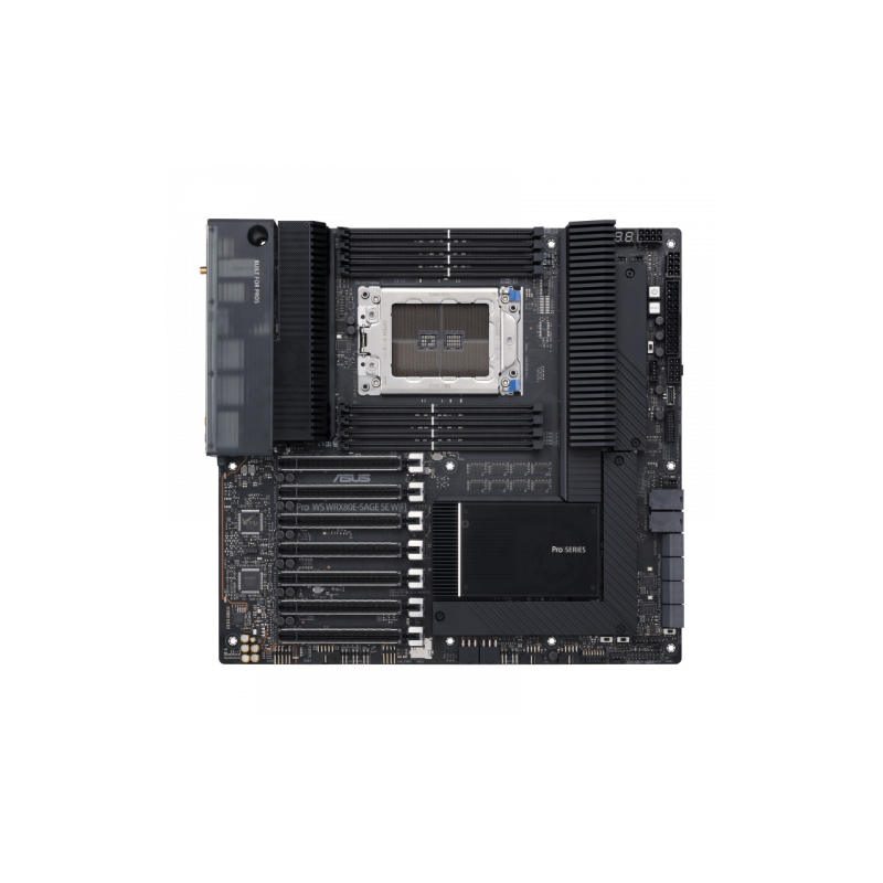 ASUS WRX80E-SAGE SE WIFI placa base para servidor y estación de trabajo AMD WRX80 Socket SP3 ATX extendida