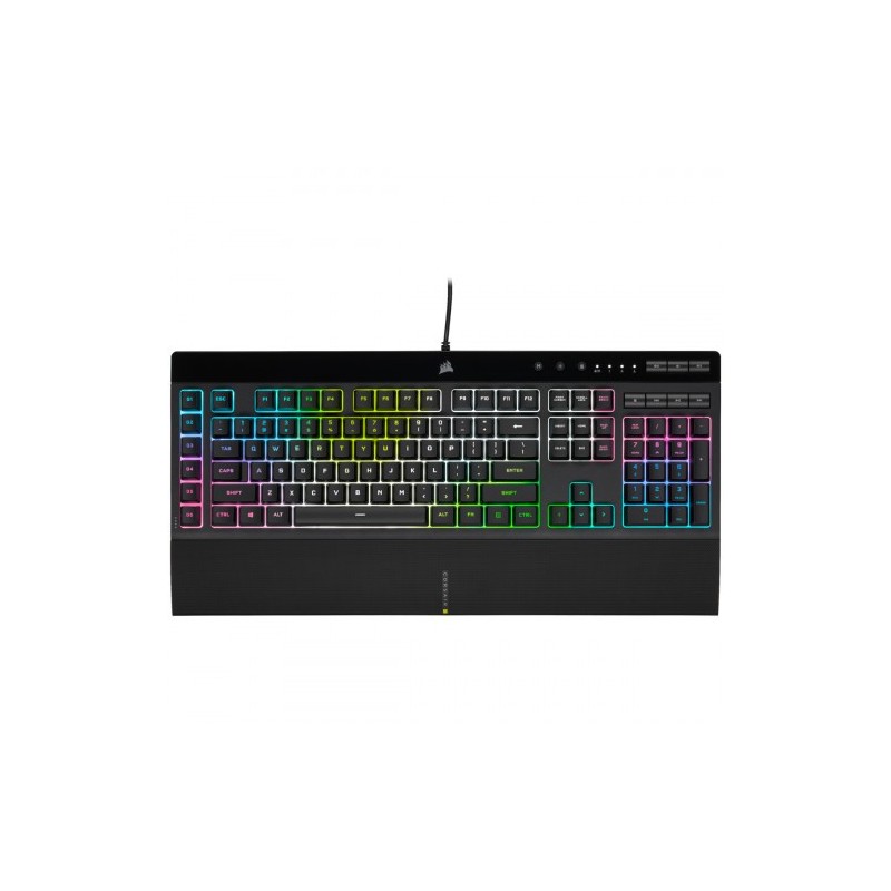 Corsair K55 RGB PRO XT teclado USB QWERTY Español Negro