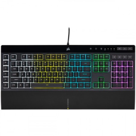 Corsair K55 RGB PRO teclado USB QWERTY Español Negro