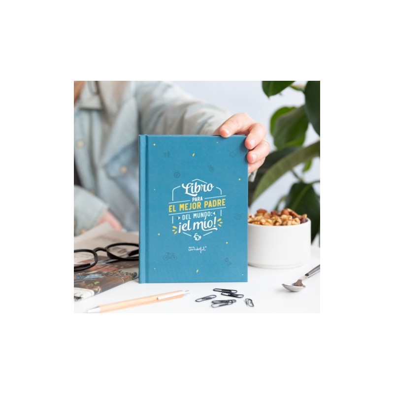 Mr. Wonderful WOA10049ES cuaderno y block 72 hojas Azul, Blanco, Amarillo