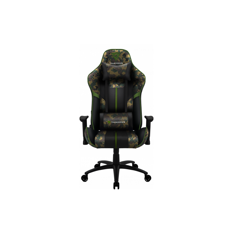 ThunderX3 BC3 Camo Silla para videojuegos universal Camuflaje, Verde
