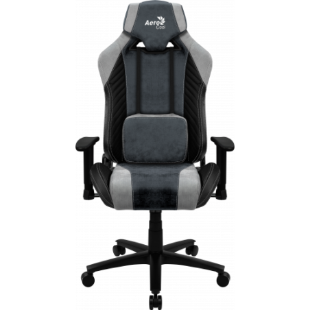 Aerocool BARON AeroSuede Silla para videojuegos universal Azul, Gris