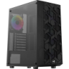 AEROCOOL HIVE V2 ATX CASE, 4XFRGB FANS, FRONT MESH, TEMPERED GLASS WINDOW