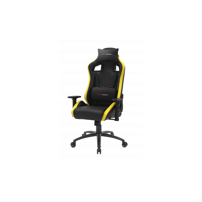 Mars Gaming MGCXNEO Silla para videojuegos universal Asiento acolchado Negro, Amarillo