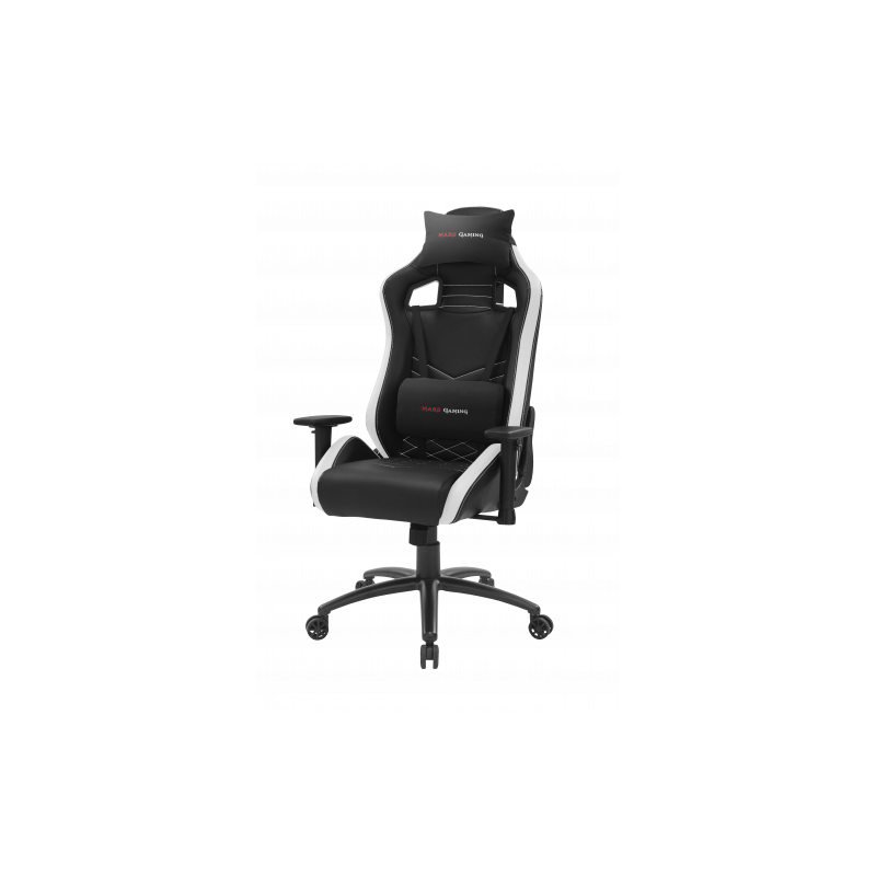 Mars Gaming MGCXNEO Silla para videojuegos universal Asiento acolchado Negro, Blanco