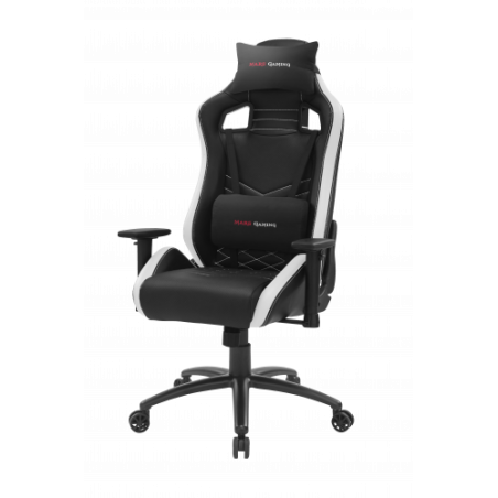 Mars Gaming MGCXNEO Silla para videojuegos universal Asiento acolchado Negro, Blanco