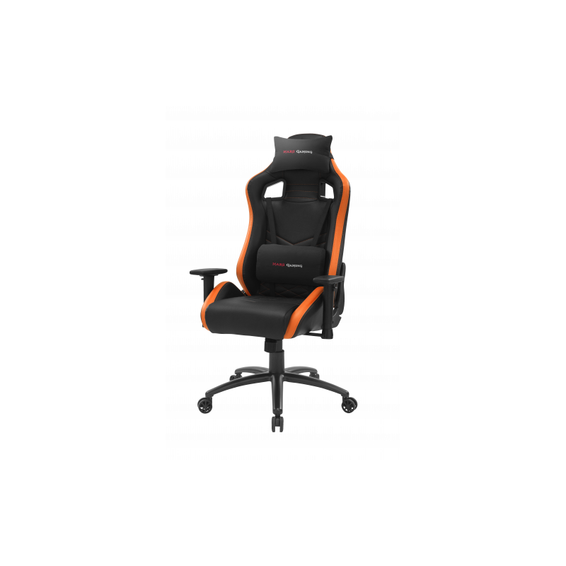Mars Gaming MGCXNEO Silla para videojuegos universal Asiento acolchado Negro, Naranja