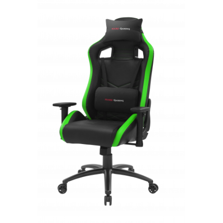 Mars Gaming MGCXNEO Silla para videojuegos universal Asiento acolchado Negro, Verde
