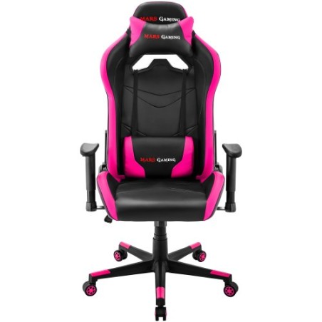 Mars Gaming MGC3 Silla para videojuegos universal Asiento acolchado Negro, Rosa
