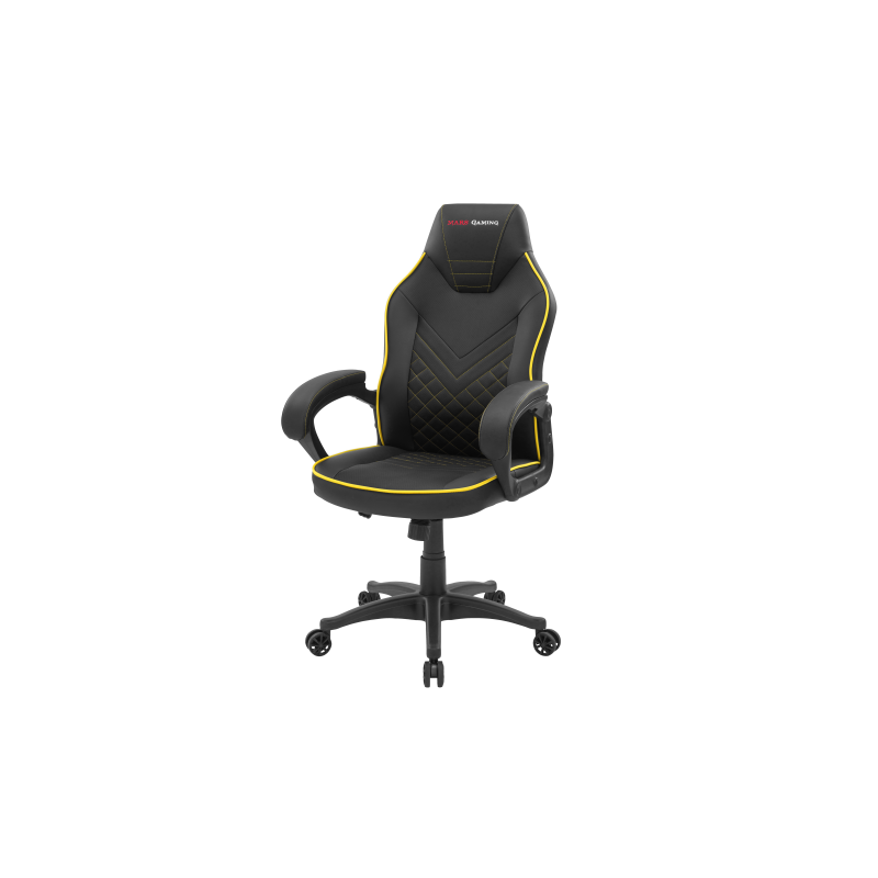 Mars Gaming MGCX ONE Silla para videojuegos universal Asiento acolchado Negro, Amarillo