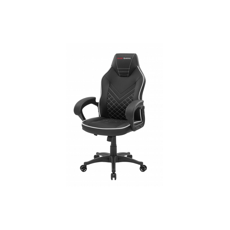 Mars Gaming MGCX ONE Silla para videojuegos universal Asiento acolchado Negro, Blanco