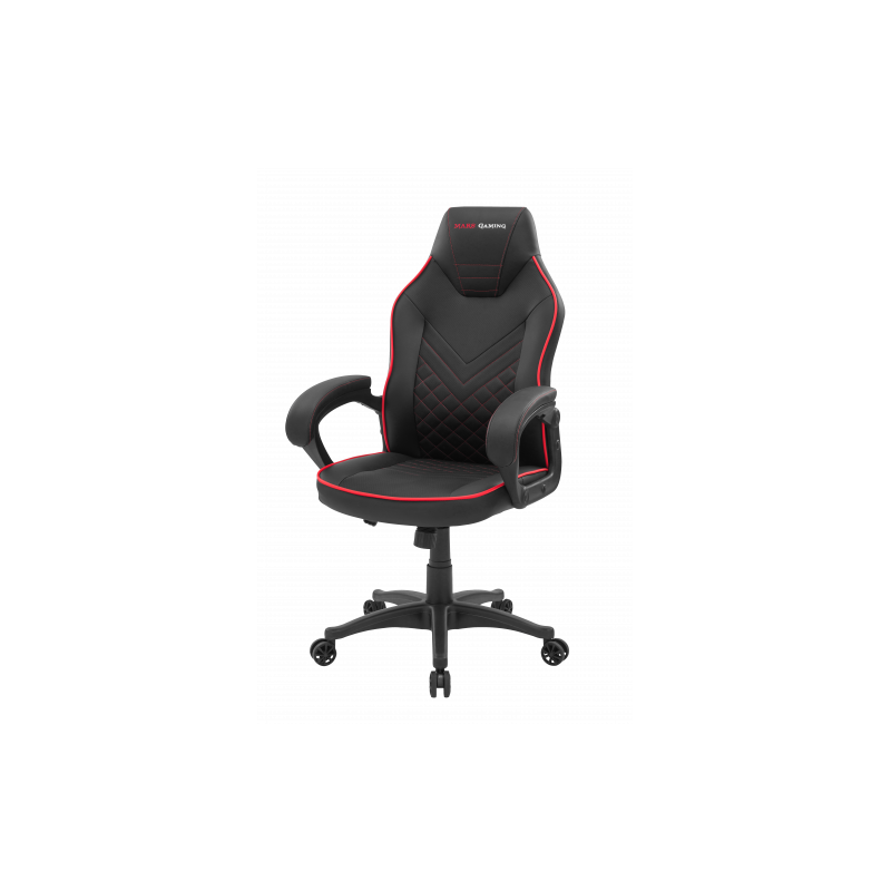 Mars Gaming MGCX ONE Silla para videojuegos universal Asiento acolchado Negro, Rojo