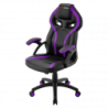 Mars Gaming MGC118 Silla para videojuegos universal Asiento acolchado Negro, Púrpura