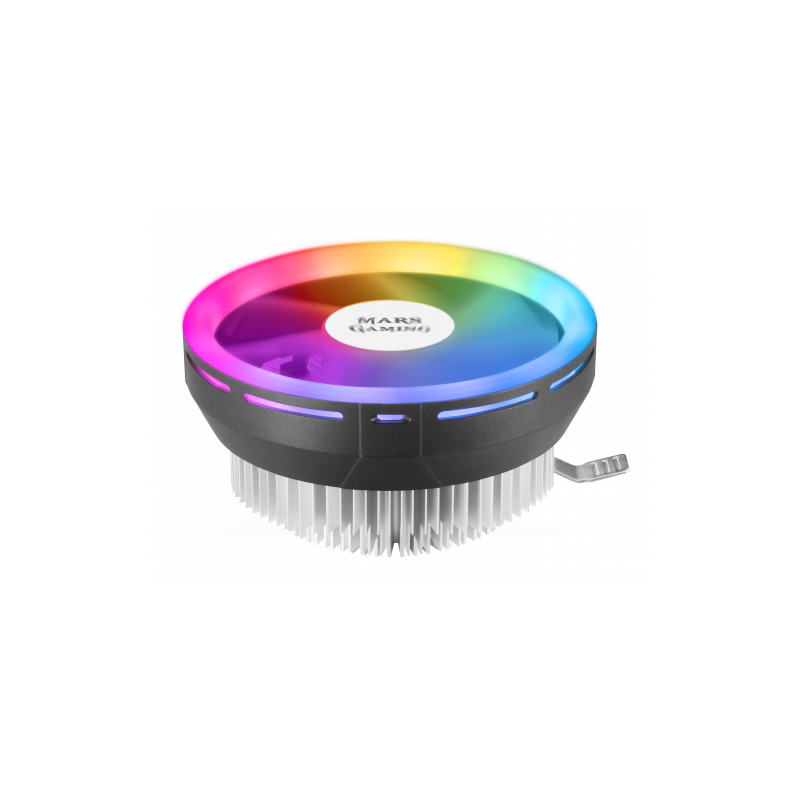 MARS GAMING MCPU120 CPU COOLER, RGB CHROMA, 12CM PWM FAN, LOW PROFILE, 120W