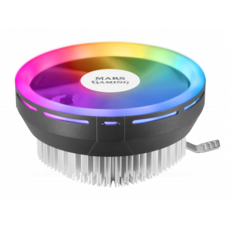 MARS GAMING MCPU120 CPU COOLER, RGB CHROMA, 12CM PWM FAN, LOW PROFILE, 120W