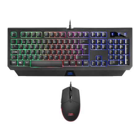Mars Gaming MCP100PT teclado USB Portugués Negro