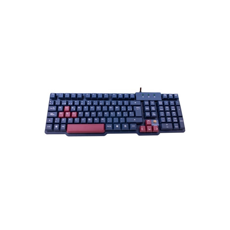 Mars Gaming MKBC teclado USB QWERTY Español Negro, Granate