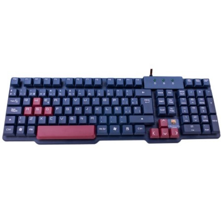 Mars Gaming MKBC teclado USB QWERTY Español Negro, Granate