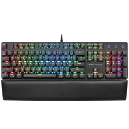 Mars Gaming MK5 teclado USB QWERTY Portugués Negro