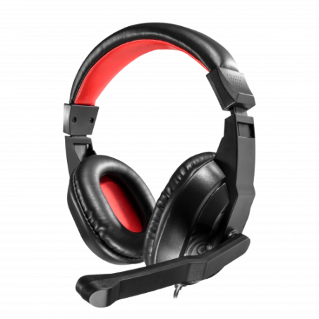 Mars Gaming MRH0 auricular y casco Auriculares Diadema Conector de 3,5 mm Negro, Rojo