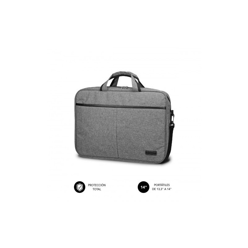 SUBBLIM Maletín Ordenador Elite Laptop Bag 13,3-14" Grey