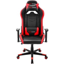 MARS GAMING MGC3 RED PROFESSIONAL GAMING CHAIR, NECK & BACK CUSHIONS, 2D ARMREST, GAS-LIFT CLASS 4