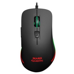 MARS GAMING MM118 GAMING MOUSE 9.800 DPI, CHROMA RGB LIGHTING, HUANO MECHANICAL SWITCHES, CONTROL SOFTWARE, 6 BUTTONS, GOLD-PLATED USB