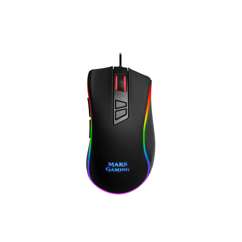MARS GAMING MM218 GAMING MOUSE, 10.000DPI 3325PRO, CHROMA RGB LIGHTING, MECHANICAL SWITCHES, CONTROL SOFTWARE