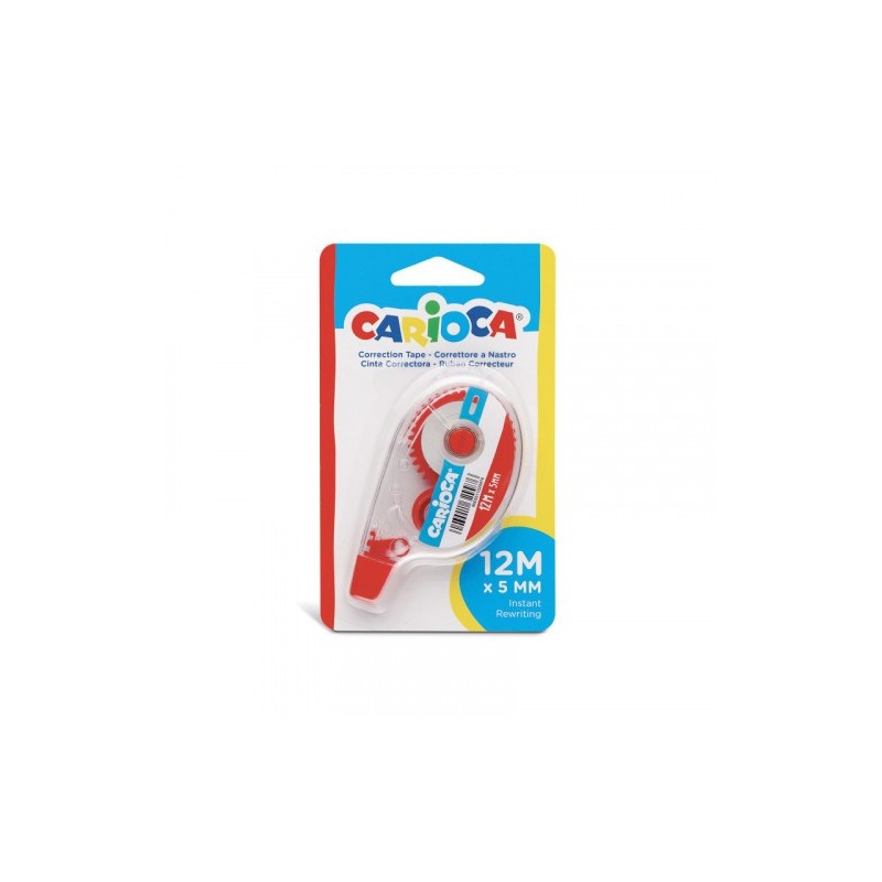 BLISTER CINTA CORRECTORA 12 MM CARIOCA 42091