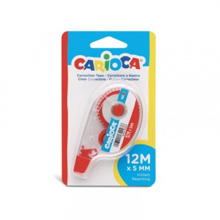 BLISTER CINTA CORRECTORA 12 MM CARIOCA 42091
