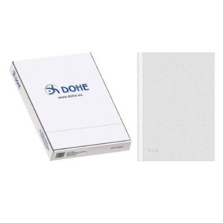 CAJA 100 FUNDAS MULTITALADRO BASIC FOLIO 235X330 DOHE 90490