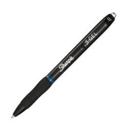 Sharpie S-Gel Bolígrafo de gel de punta retráctil Azul 12 pieza(s)