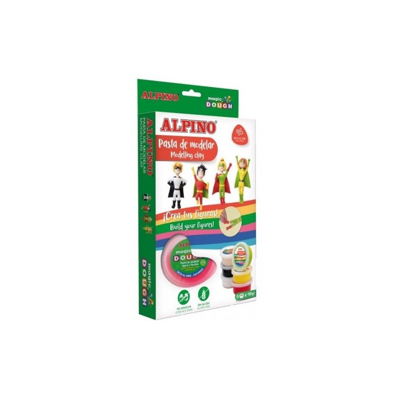 Alpino DP000207 compuesto para cerámica y modelaje Arcilla de modelar 240 g Multicolor 1 pieza(s)