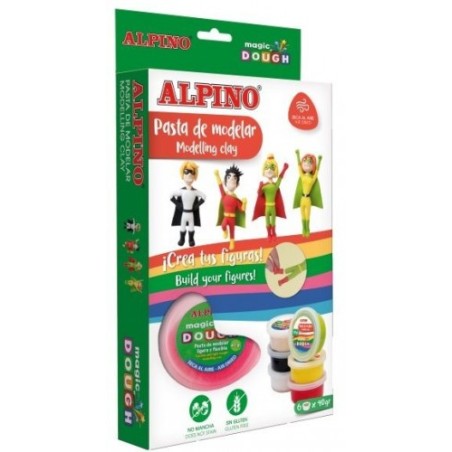 Alpino DP000207 compuesto para cerámica y modelaje Arcilla de modelar 240 g Multicolor 1 pieza(s)