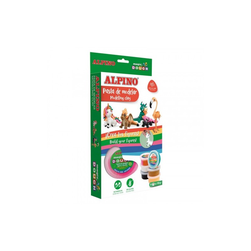 Alpino DP000206 compuesto para cerámica y modelaje Arcilla de modelar 240 g Multicolor 1 pieza(s)