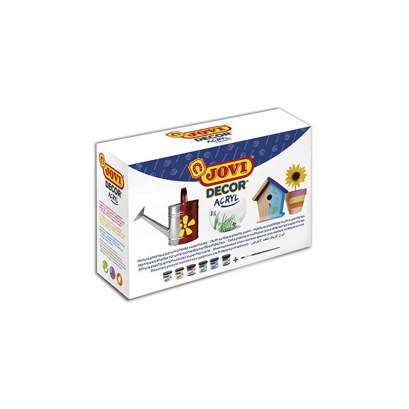 ESTUCHE 6 BOTES 55 ML JOVIDECOR COLORES SURTIDOS JOVI 670