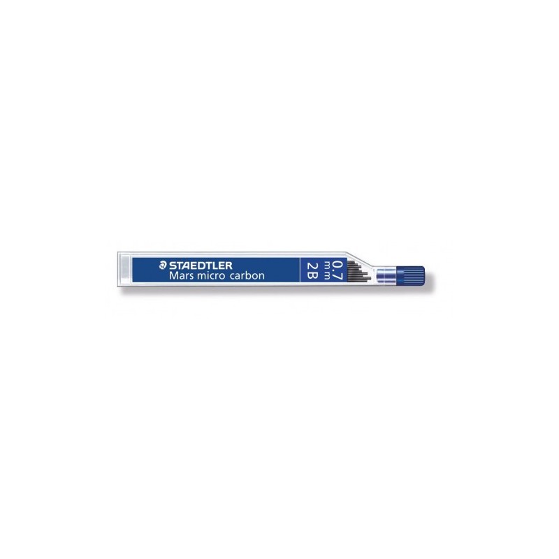 MINAS MICRO CARBON 250, 0,7MM, GRAD. 2B STAEDTLER 250 07-2B