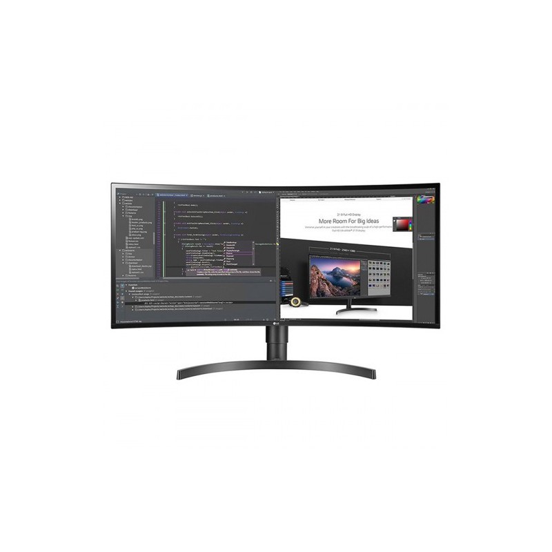 LG 34WN80C-B pantalla para PC 86,4 cm (34") 3440 x 1440 Pixeles Quad HD Negro