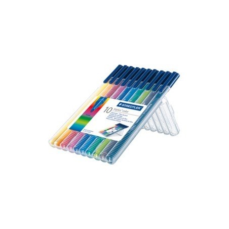 ESTUCHE 10 PZASTRIPLUS COLOR 323, SURT. STAEDTLER 323 SB10